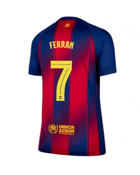 Barcelona Ferran Torres #7 Maglia Gara Casa Repliche 2025-26 Donna Maniche Corte